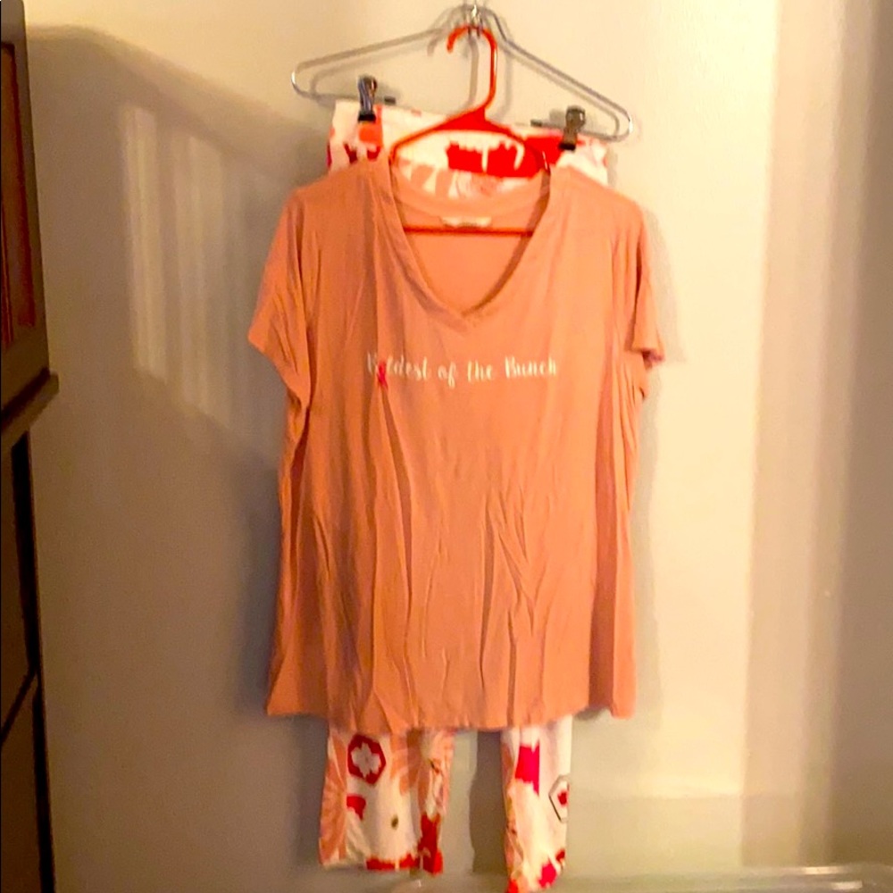 Two piece pajama/ lounge set